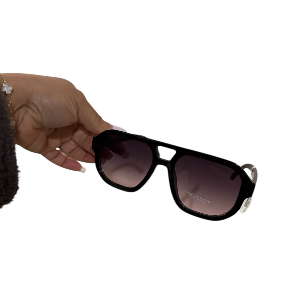 Vince Camuto Black Sunglasses with Gradient Lenses